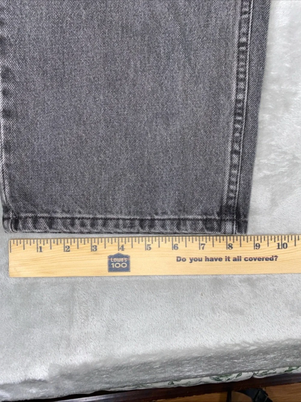 Levi's SilverTab Baggy Jeans Mens 38x30 Gray Relaxed‎ Fit Tapered Y2K Denim